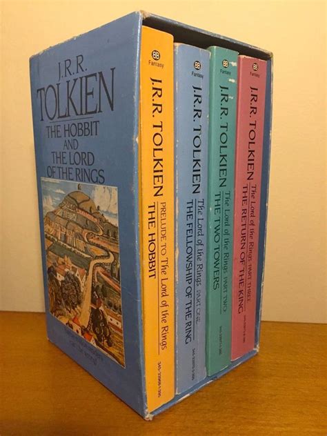 Jrr Tolkien The Hobbit And Lord Of The Rings 1986 Ballantine Edition