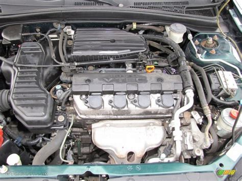 2001 Honda Civic Ex Sedan 17l Sohc 16v 4 Cylinder Engine Photo