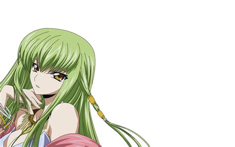 Cc Code Geass Green Hair Long Hair White Anime Wallpapers