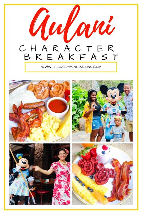Aulani Character Breakfast An Unforgettable Disney Experience