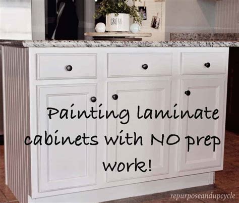 Painting Laminate Cabinets The Right Way Without Sanding