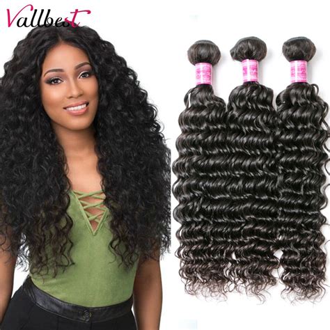 Aliexpress Com Buy Deep Wave Brazilian Hair Weave Bundles Remy Hair