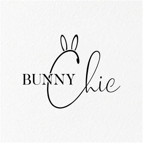 Upmarket Elegant Fashion Logo Design For Bunny Chic By Creatorbw