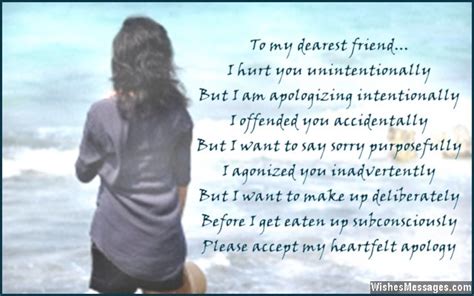 I Am Sorry Poems For Friends