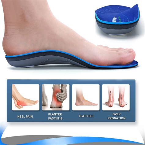 Buy Walkomfy Heavy Duty Support 210lbs Plantar Fasciitis Insoles For Women Men Arch Support