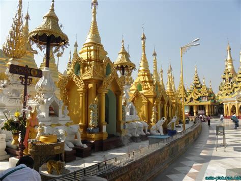 Yangon The Capital Of Myanmar With The Wonderful Shwedagon Pagoda