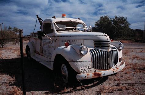 Rusted Tow Truck By Jim Steinfeldt