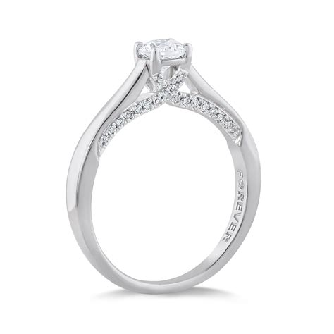 18ct White Gold ½ Ct Forever Diamond Ring Hsamuel