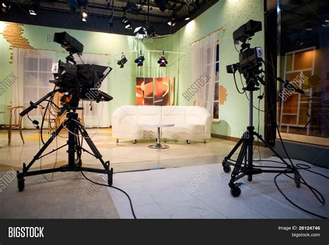Tv Studio Interior Image And Photo Free Trial Bigstock