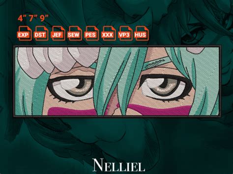 Digital Embroidery Nelliel Bleach Character