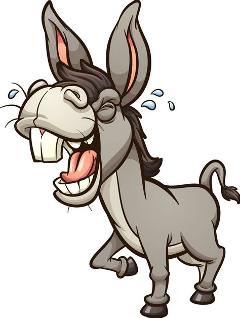 Braying Cartoon Donkey 2299570 Vector Art At Vecteezy