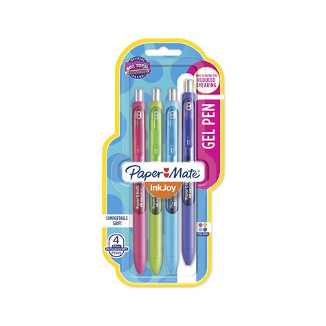 paper mate® inkjoy® gel pens medium point assorted 4 pack