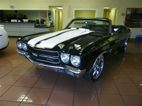 1970 Chevy Chevelle Restomod Convertible Triple Black Muscle Cars Zone