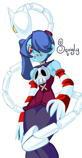 Squigly And Leviathan Skullgirls Drawn By Elazuls Core Danbooru