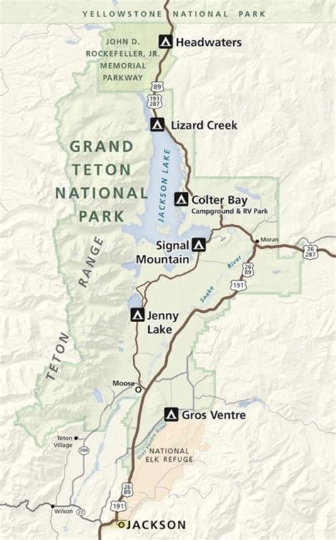 Camping In Grand Teton And Yellowstone National Park Teton