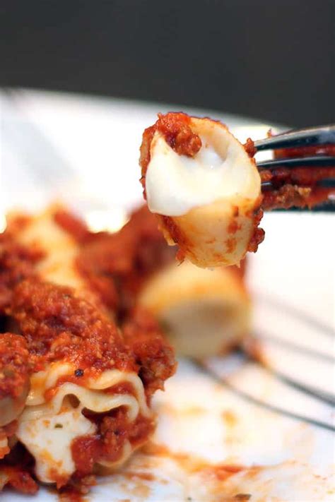 Easy Baked Cheese Lasagna Roll Ups Recipe Without Ricotta