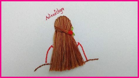 Check spelling or type a new query. How to Embroider Hair with Turkey Stitch | Como Bordar Cabello con Punto Turco | Artesd'Olga ...