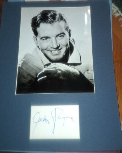 John Payne Signed Autograph Photograph Photo 9x7 Miracle On 34th Street