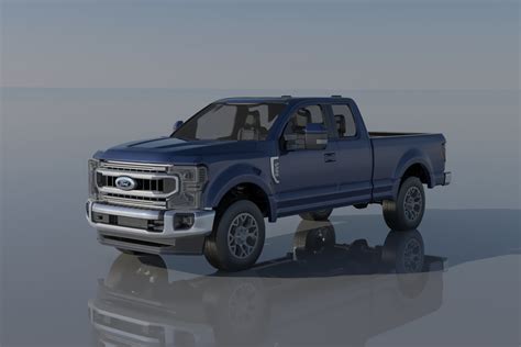 3d File Ford F 250 Supercab・3d Printable Model To Download・cults