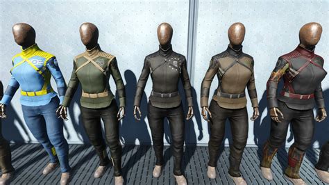 Synth Uniforms Skins A Gunmetal Armor Skins Pack At Fallout 4 Nexus