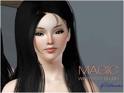 Pralinesims Magic Winter Elf Blush Elf Blush Sims 3 Makeup Makeup Cc
