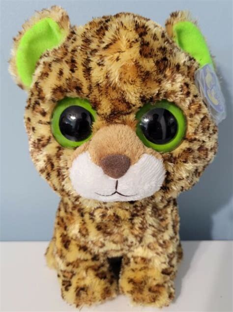 Ty Beanie Boos Speckles Plush Leopard Medium For Sale Online Ebay