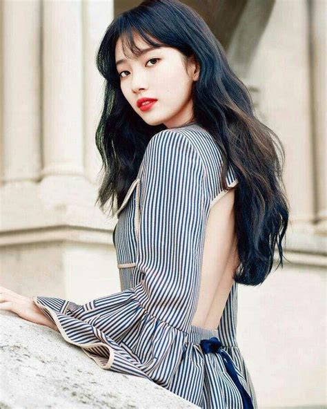 Bangs Curly Look Of Bae Suzy Suzy Women Miss A Suzy