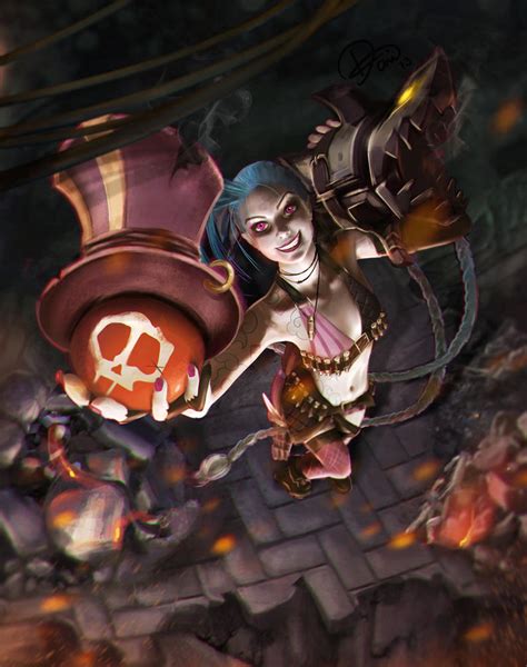 Jinx The Loose Cannon League Of Legends By Damxvilla On Deviantart