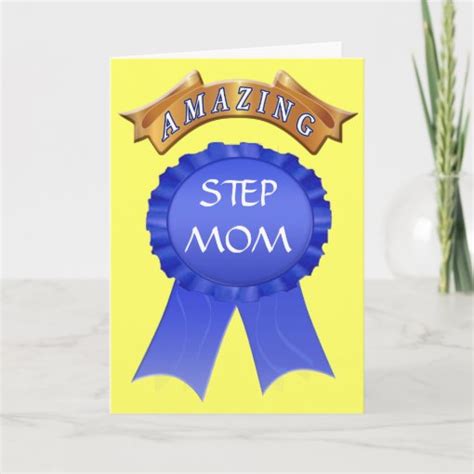 Mothers Day Card For Stepmoms Amazing Step Mom Zazzle