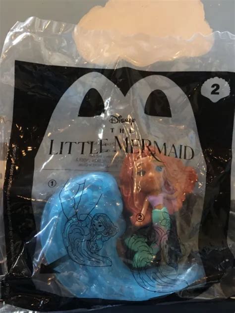 Mcdonalds Happy Meal Toys Disney The Little Mermaid Sealed New 2 Ariel 499 Picclick
