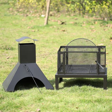 Find individual pieces or choose one of our venting kits. iKayaa Large Chimney Garden Outdoor Patio Fire Pit ...
