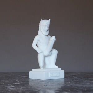 Satyr Statue Pan Statue Erotic Sculpture Gay Sculpture Horned God Penis Art Phallus Penis