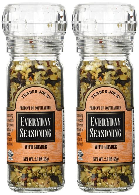 Trader Joes Everyday Seasoning With Grinder 2 3 Oz Pack Of 2