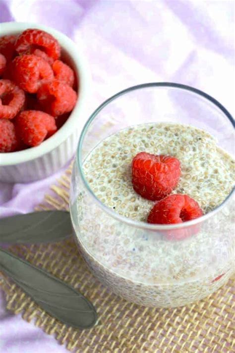 Raspberry And Vanilla Chia Pudding Princess Pinky Girl