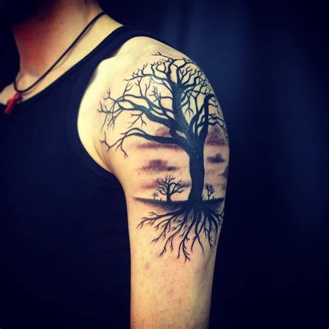 Dark And Mysterious Tree Tattoos Tree Of Life Tattoo Tree Tattoo