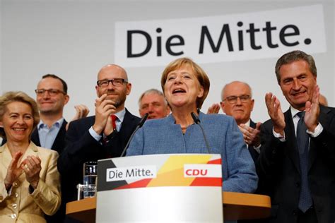 German Election 2017 Angela Merkel Clinches Fourth Term Exit Polls