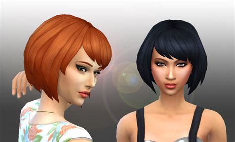 Sims 4 Hairs Mystufforigin Mid Bob Bangs Conversion