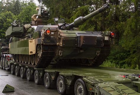 An M1a2 Abrams Equipped With Abrams Explosive Reactive Armor And The