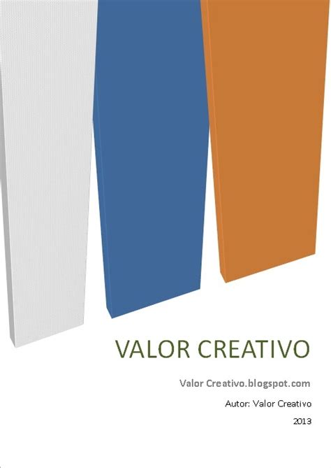 Valor Creativo Portadas Word