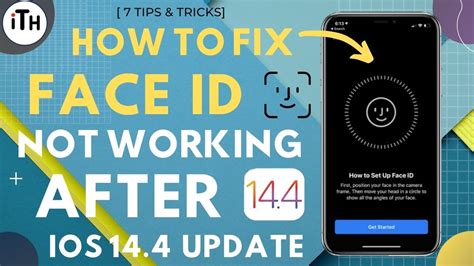 How To Fix Face Id Not Working After Ios 144 Update Youtube