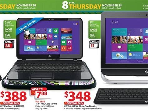 Walmart Black Friday 2013 Ad Leaks Laptop Desktop Tablet Pc Deals