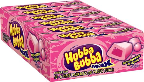 Hubba Bubba Max Outrageous Original 5s Stock4shops