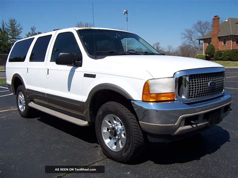 2000 Ford Escursion Limited 4x4 V10 3rd Row Seating Late