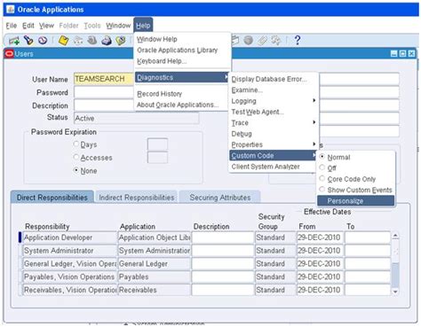 Forms Personalization In Oracle Apps R12 Example Zoom Functionality