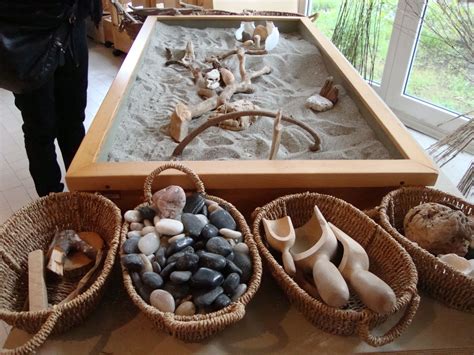 I Love How This Table Has All Natural Materials And Tools To Make