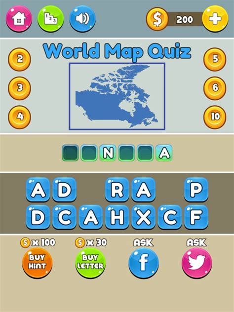 App Shopper World Map Quiz Games