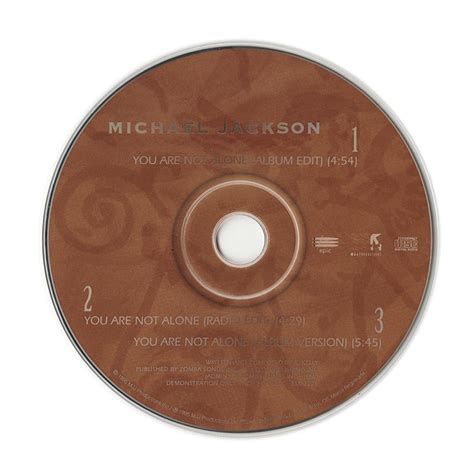 Michael Jackson You Are Not Alone CD Single PROMO ESK 7226