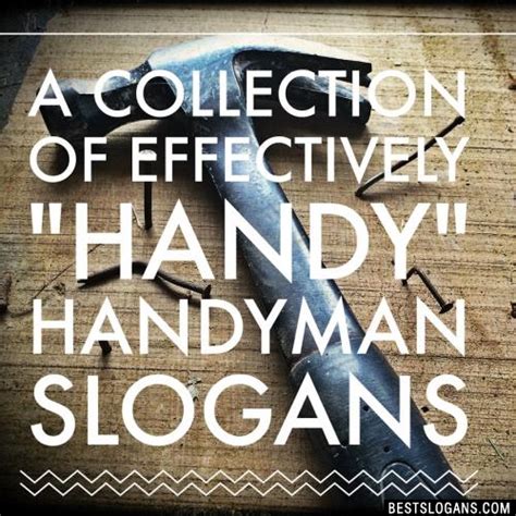 30 Handyman Slogans 2024 Inc Taglines And Quotes Handyman Quotes