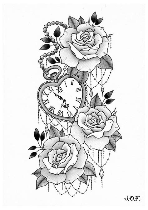 Beautiful two hearts on wrist. #heart #shaped #pocket #watch #drawing Love this but I ...
