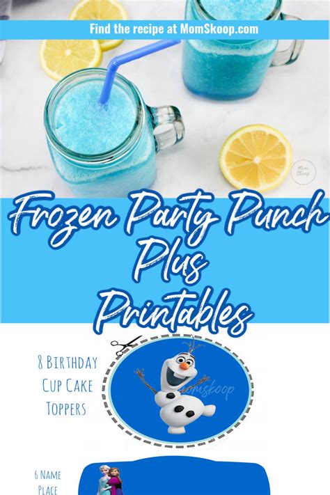 If You Are Hosting A Frozen Themed Birthday Party Then This Is The